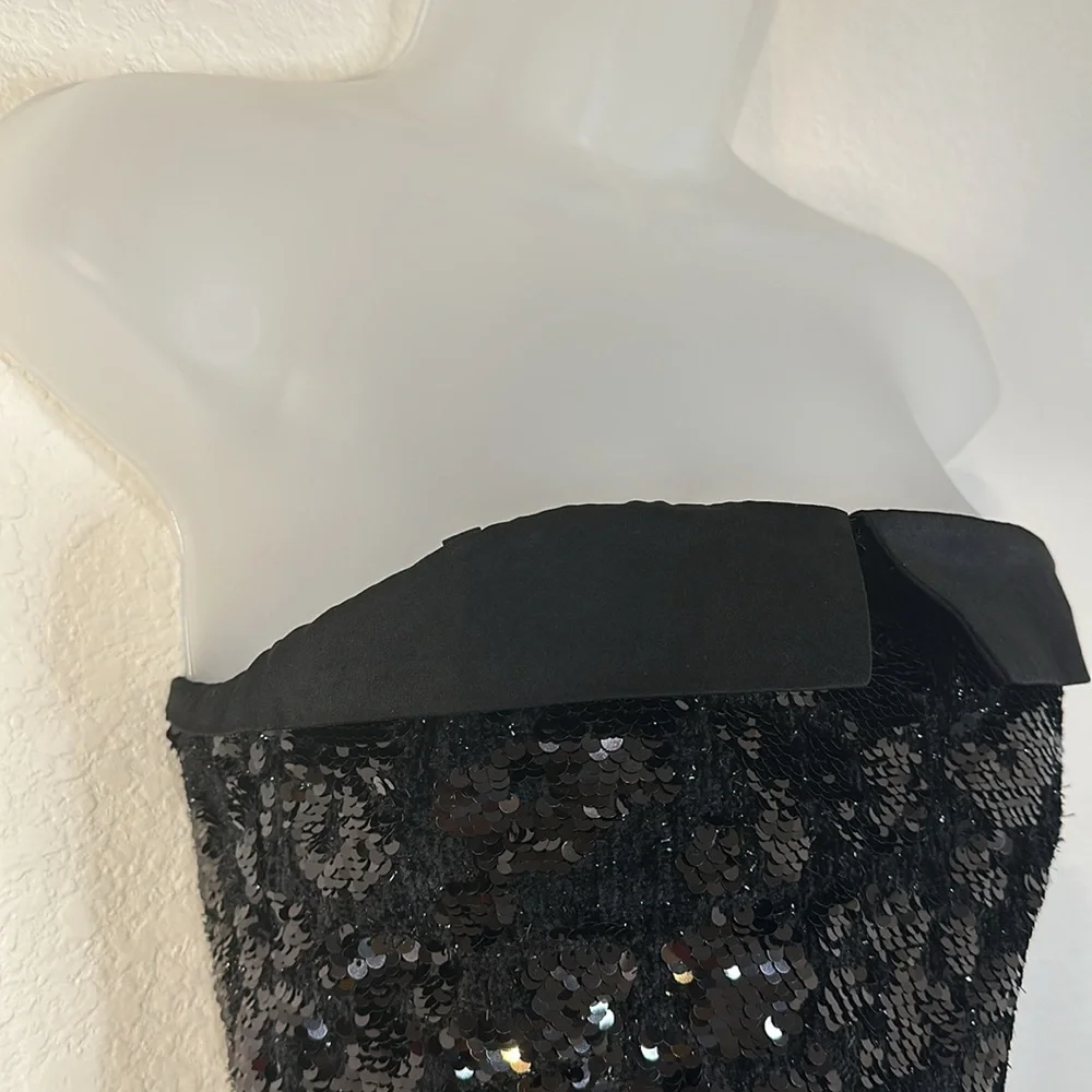 Revolve Le Superbe Nominee Tux Dress in Noir Cluster Shine Size 2 - Picture 10 of 15